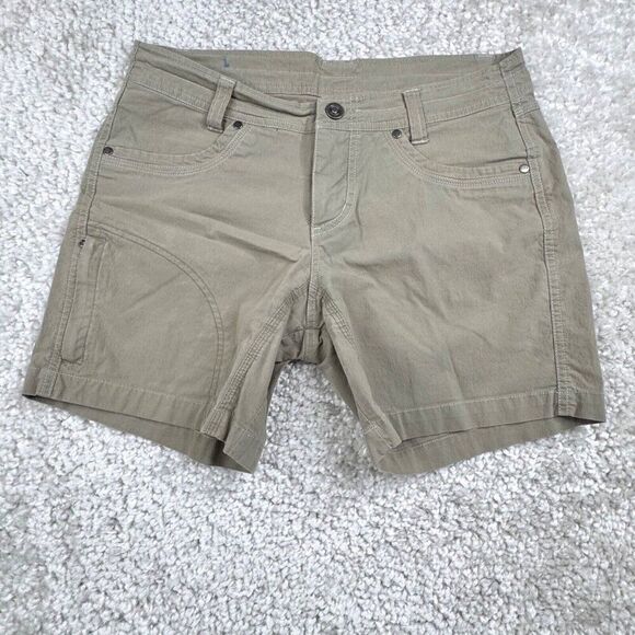 Kuhl Vintage Patina Dye Hiking Shorts Tan Brown - Picture 2 of 14